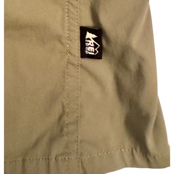 REI Co-Op Women's Button Down Hiking Shirt Green Size L Breathable Pockets - Picture 2 of 6